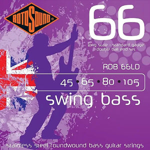 Rotosound RBD66LD Long Scale SWING BASS 66 DOUBLE BALL END STANDARD | 45-105 - Al Bien's West Chester Music Store