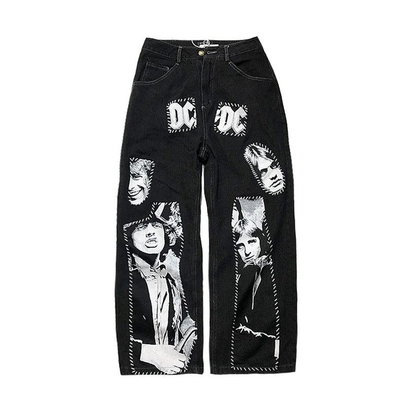Rock Band Patch Jeans – yoursblack