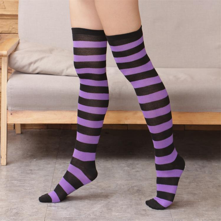 Colorful Striped Stockings – yoursblack