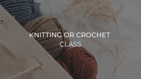 Knitting or crochet class porto