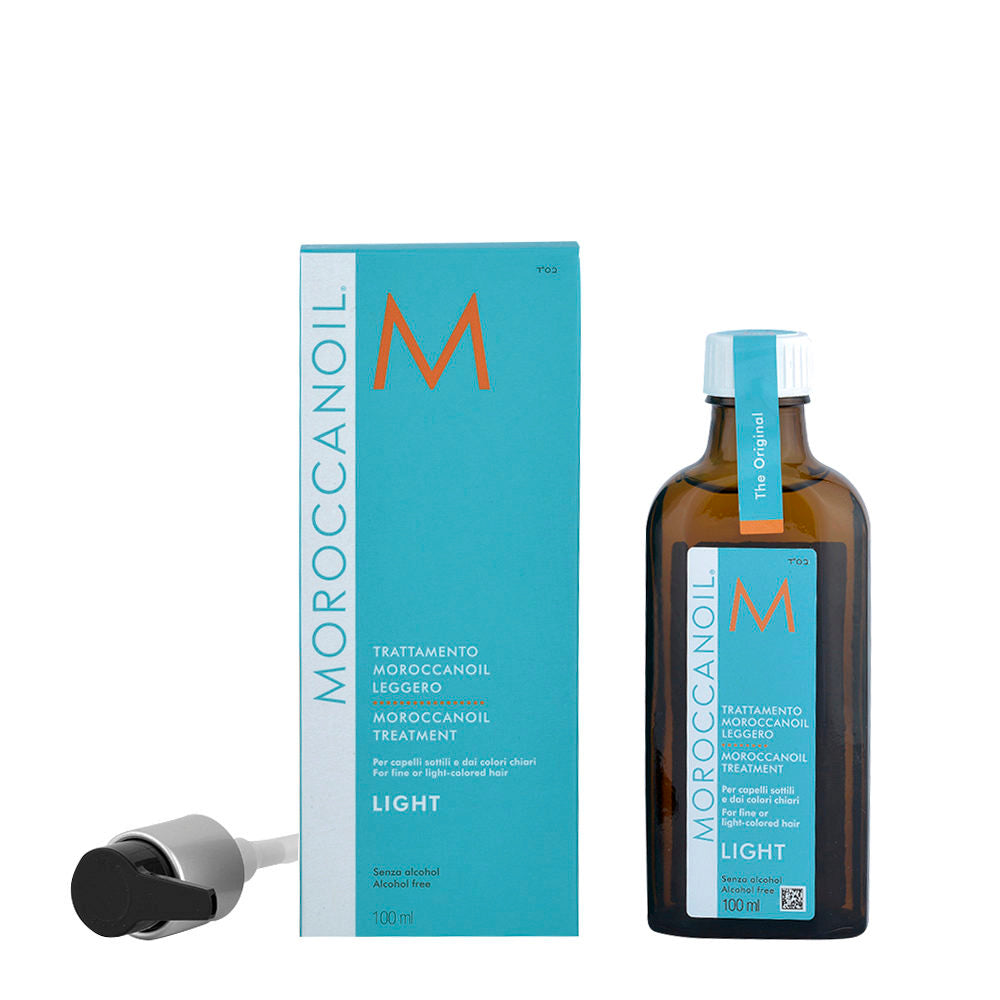 Moreel Geduld Buurt Moroccanoil Treatment Light with Pump 3.4oz – Shampoo Zone