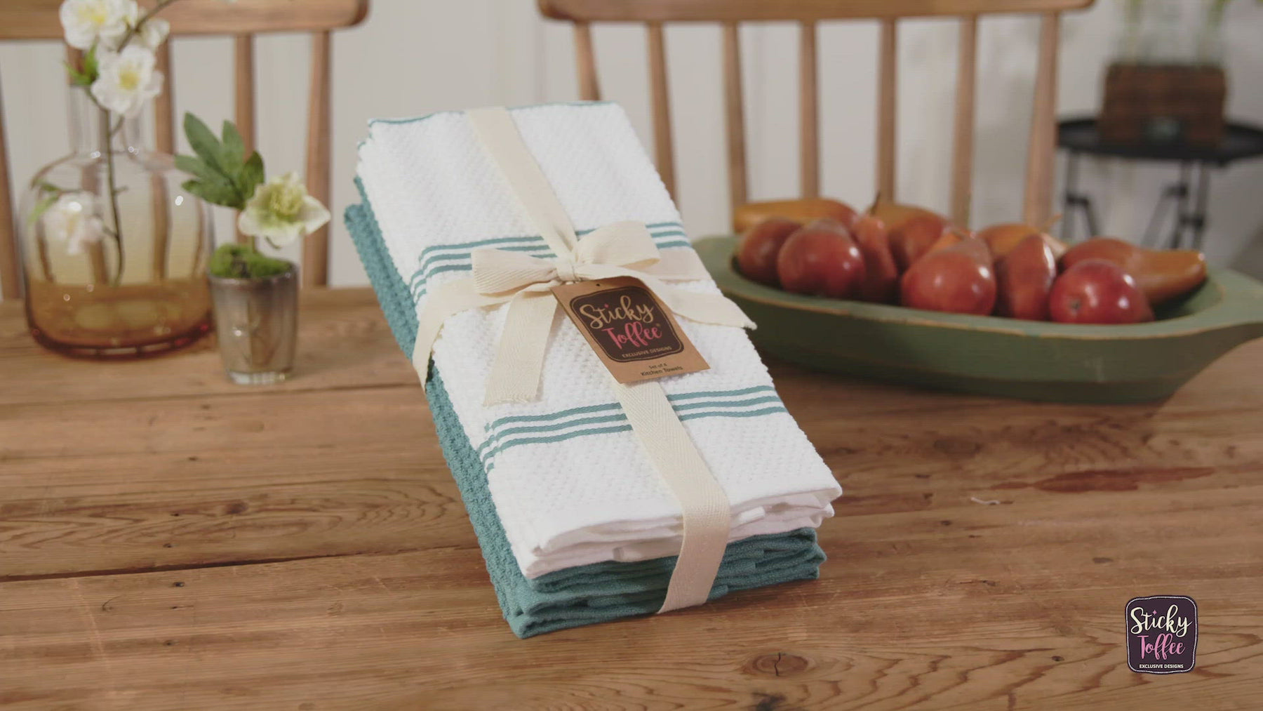 White Terry Dish Towel – The Monogrammed Home