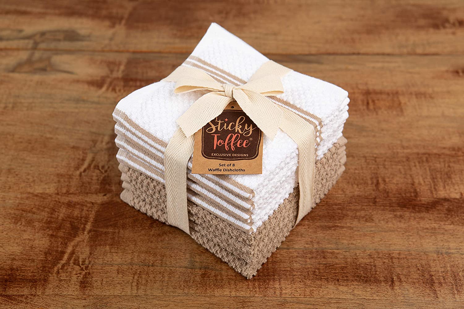 Cleome Waffle Dish Cloths (Set of 3)