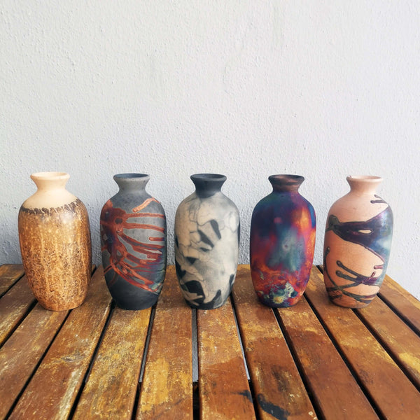 Koban ceramic pottery vases in 5 colors