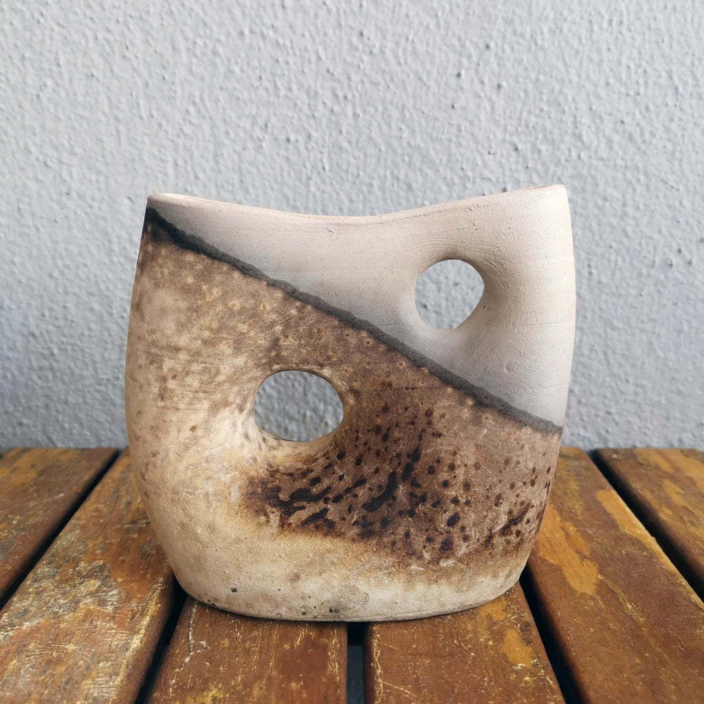 Raku pottery Art vase ceramic gift room decor home decor