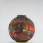 Carbon Half Copper Matte Large Globe Ceramic Art Vase S/N0000402 - RAAQUU
