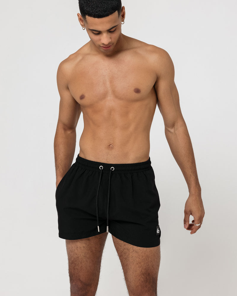 swim shorts black