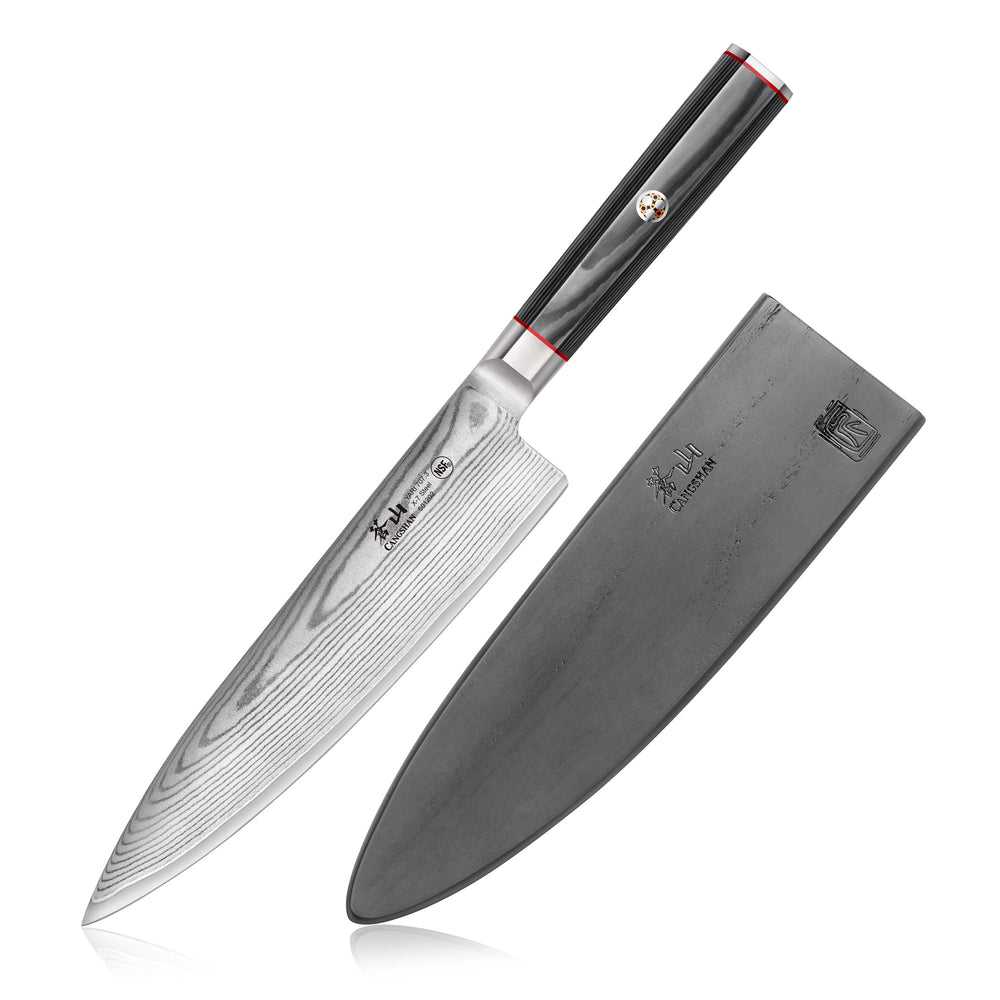 Cangshan Yari Series- 6 Chef Knife with Cover (Regular)