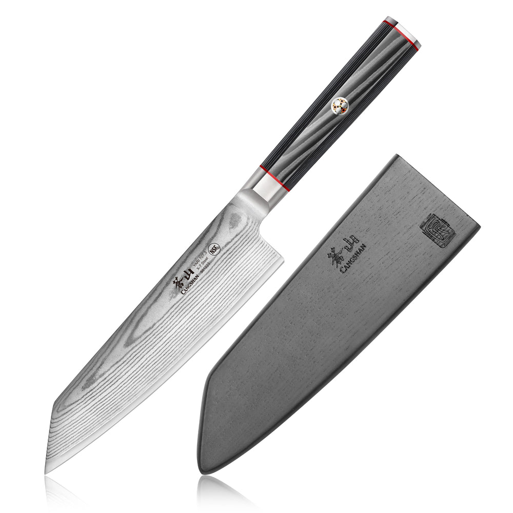 Yakushi Knives Damascus Chef Knife (Set of 2)