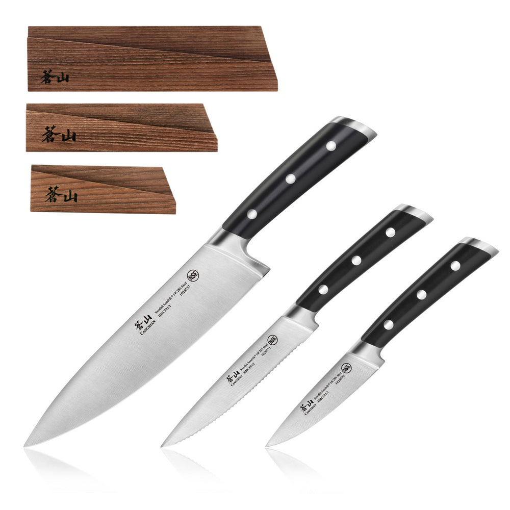 United Series 2-Piece Starter Knife Set, 8-Inch Chef's Knife and 3.5-Inch  Paring Knife, Forged Swedish Steel, 1026115