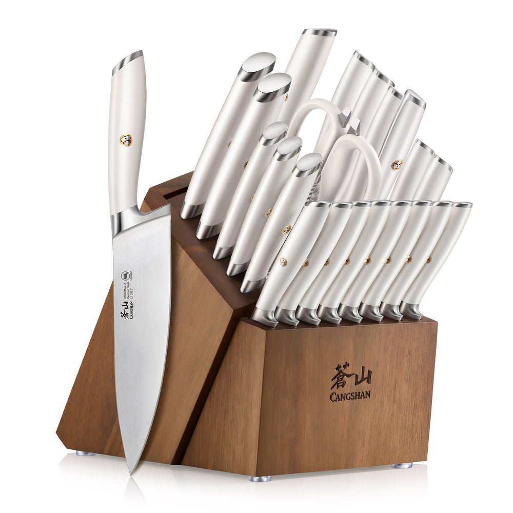 S1 Series 5-Piece Starter Knife Block Set, Forged German Steel, Walnut –  Cangshan Cutlery Company