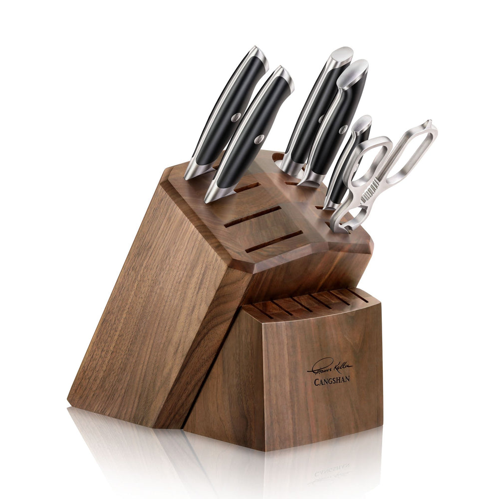 TKSC 6-Piece Knife Set, Forged Swedish Powder Steel, The French Laundry  Blue Special Edition Thomas Keller Signature Collection, 1025378