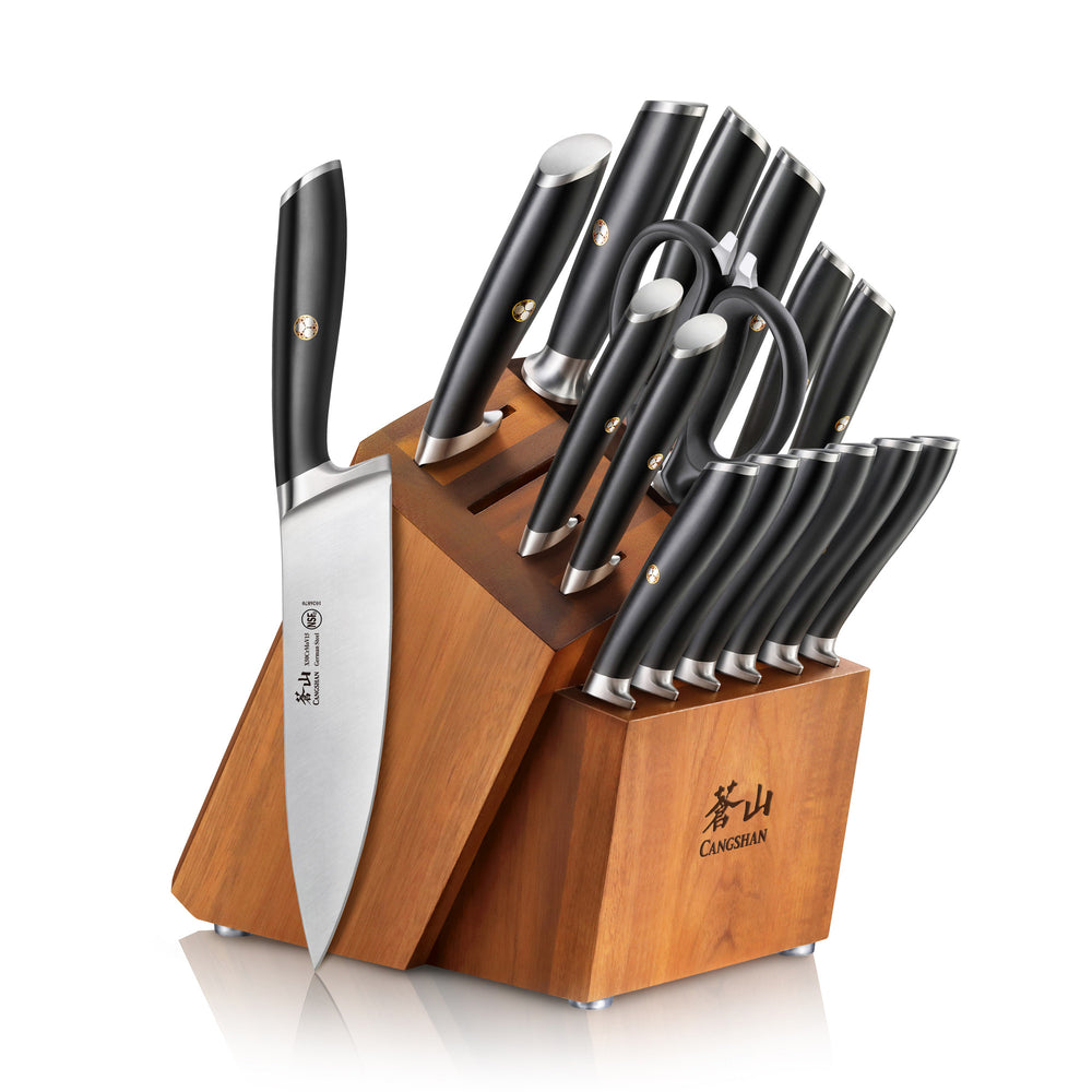 L & L1 Series 7-Piece Cleaver Knife Block Set, Forged German Steel –  Cangshan Cutlery Company