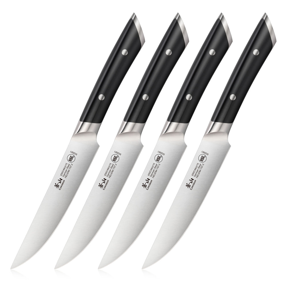 Cangshan HELENA Series German Steel Forged 9-Piece BBQ Knife Bag Set