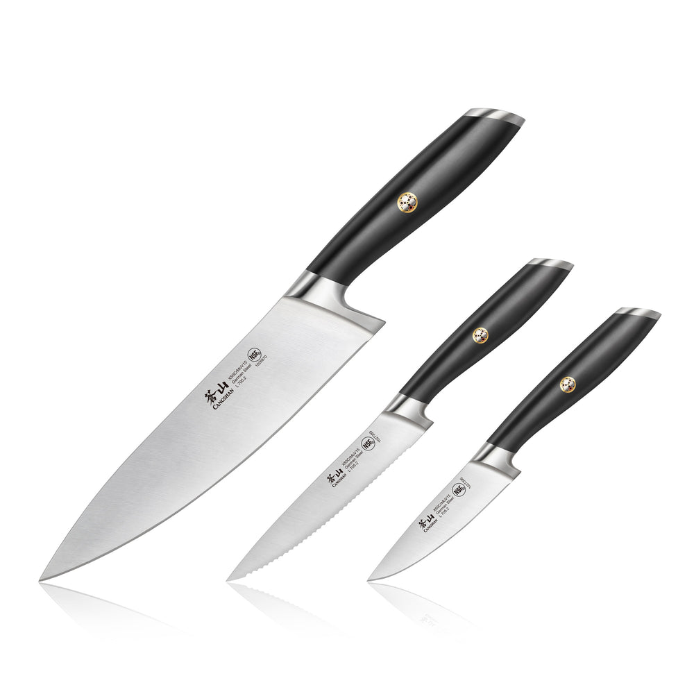 Black Knife Set 