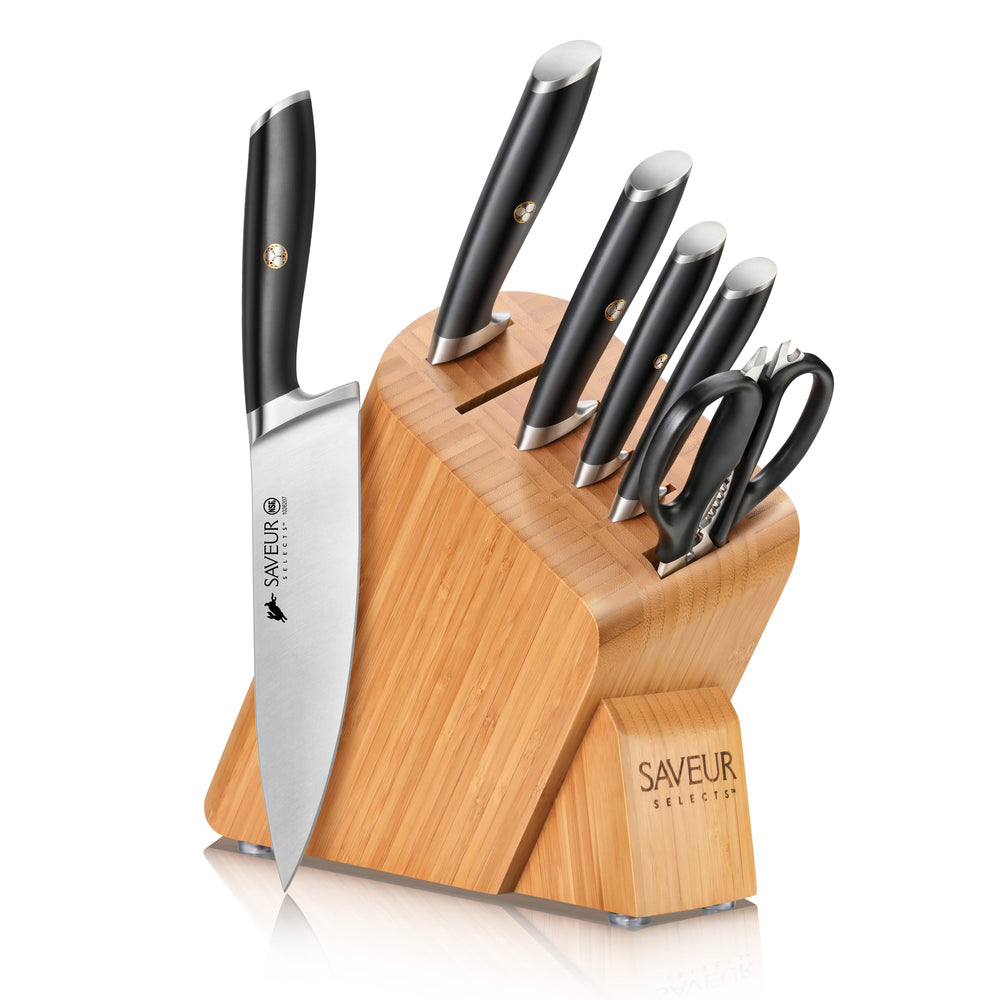 Cangshan Kita Blue Forged 6 Piece HUA Knife Block Set — Las Cosas Kitchen  Shoppe