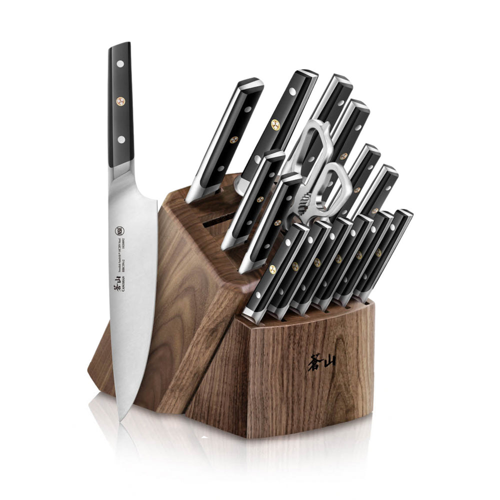 Dalstrong Knife Block Set - 8 Piece - Crusader Series - Forged High-Carbon  German Stainless Steel - Manchurian Ash