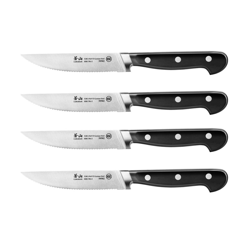 Cangshan ® Stainless Steel Steak Knives, Set of 8