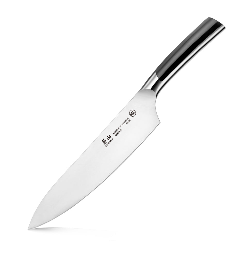 Town 47410 7 1/2 Chinese Chef's Knife w/ Wood Handle, Stainless Steel