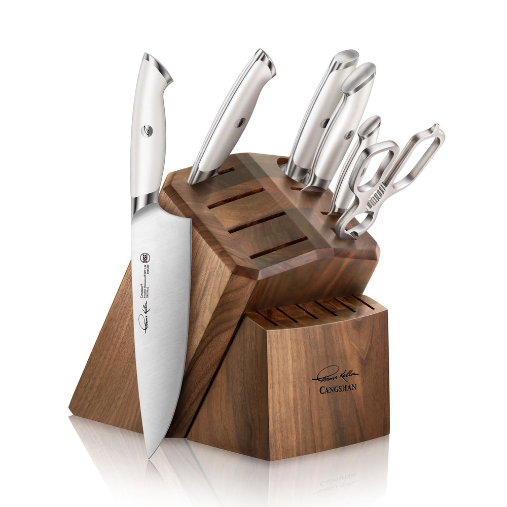 WÜSTHOF Gourmet 4-Piece Steak Knife Set | White Handles