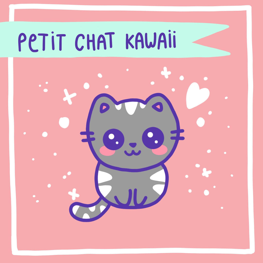 Dessiner Un Chat Kawaii Facilement En 8 Etapes Dessin Kawaii