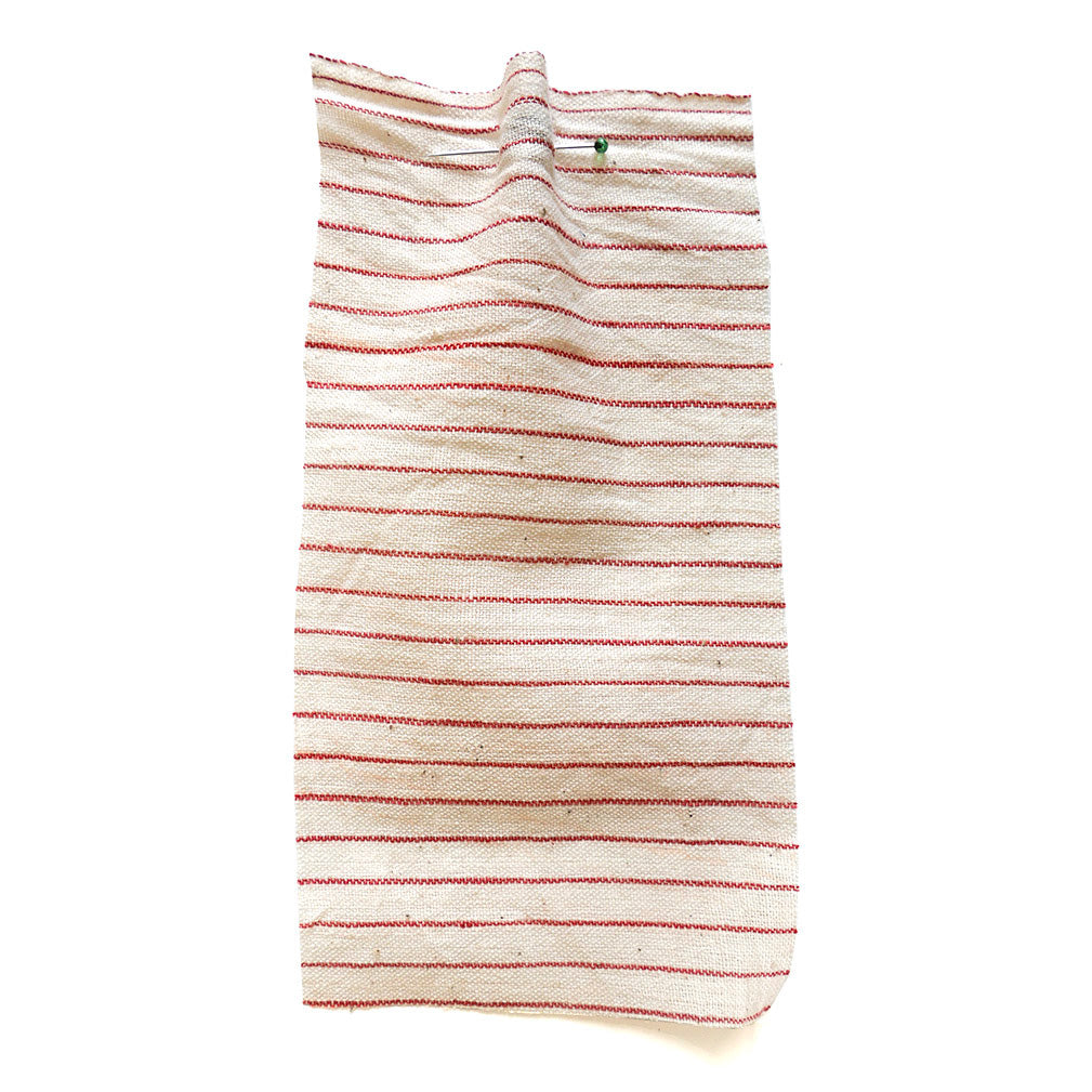 Candy Stripe Linen Fabric Light Cotton Material Cute Striped White Lines  Home Decor, Dressmaking - 59 or 150cm wide