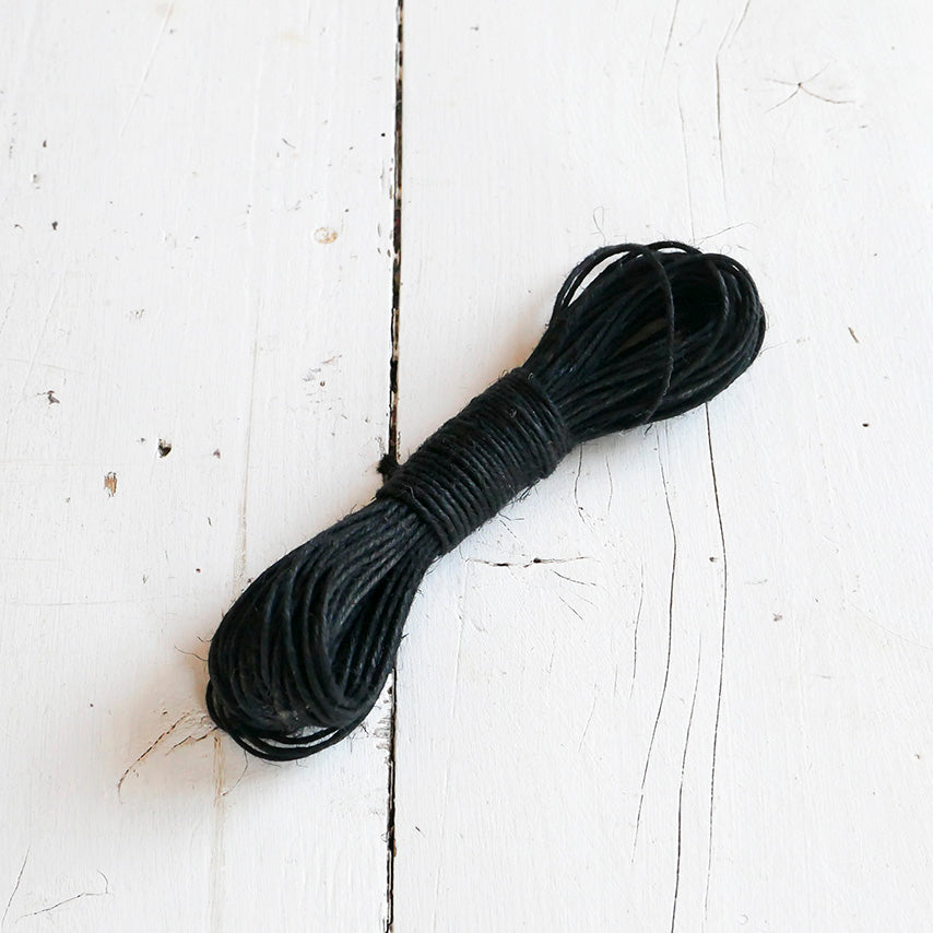 Black Linen String | Cloth House • Cloth House