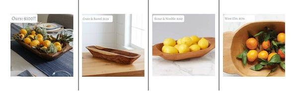 Easy diy home decor idea picture of lemons in a wooden dough bowl