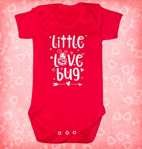 Little Love Bug Valentine's Day Baby Grow