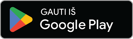 Gauti iš GOOGLE PLAY