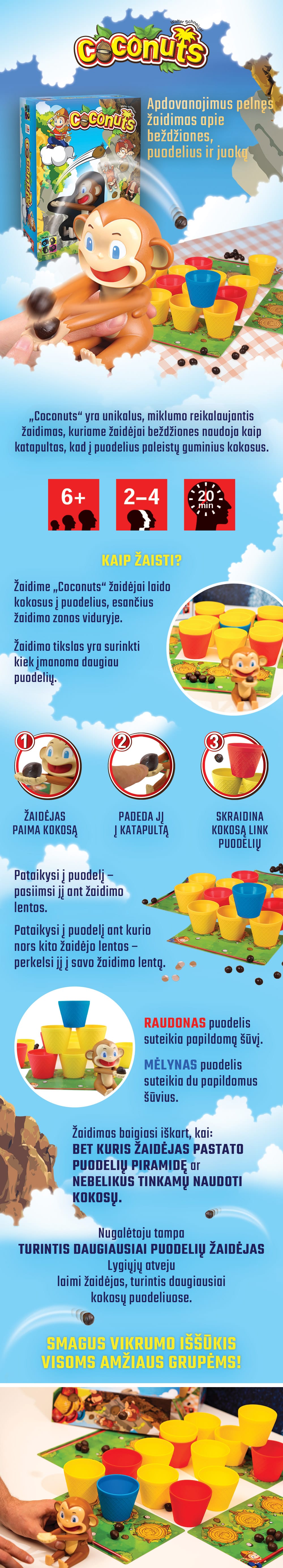 Stalo žaidimas COCONUTS