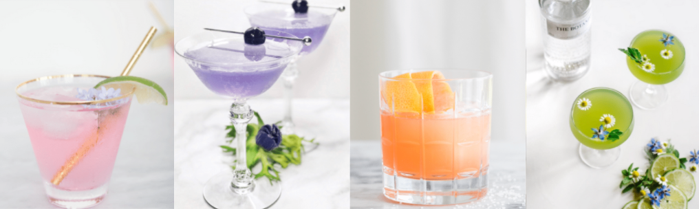 Pastel Spring Cocktails