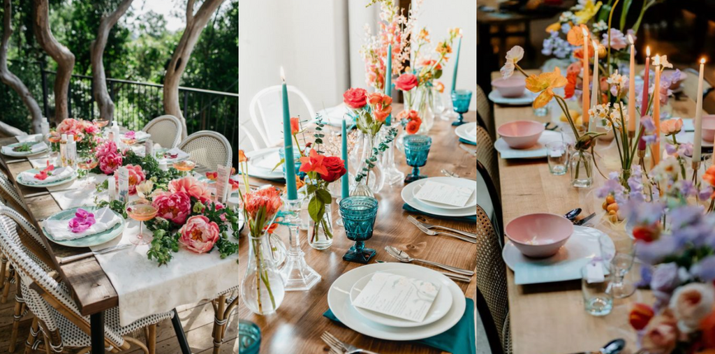 Colorful and Vibrant Mothers Day Table