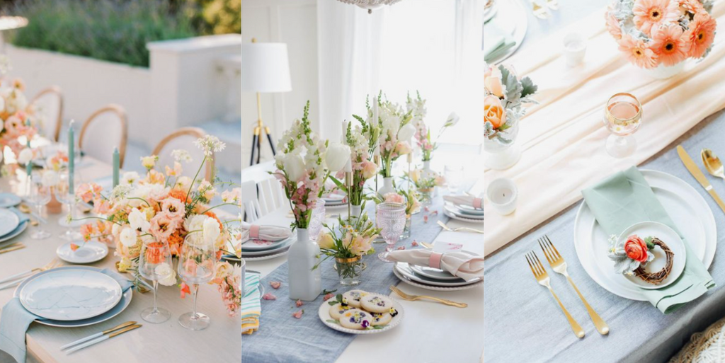 Pastel Tablescape