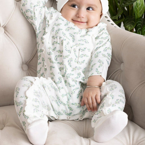 Green Leaf grow suit - The Elk Baby