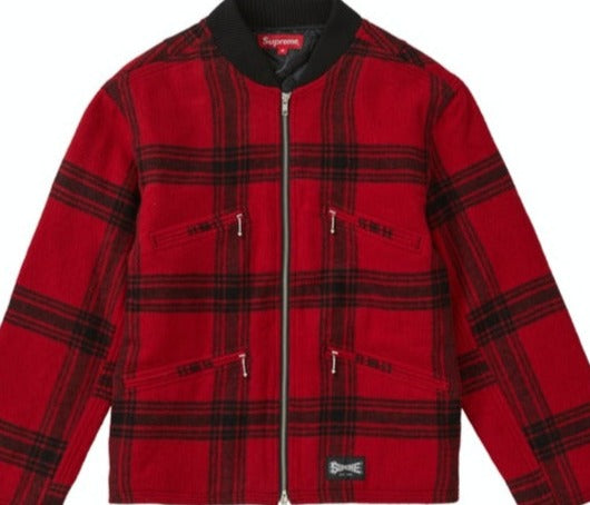 NTWRK - Supreme Zip Car Jacket Red