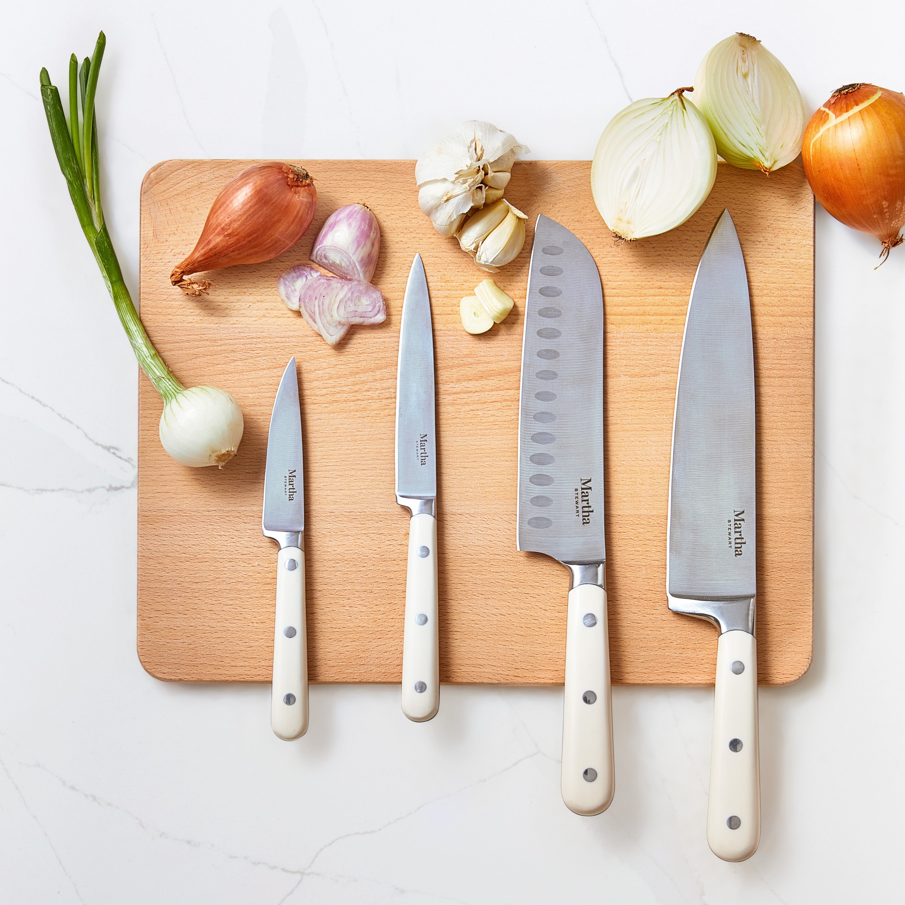 Ginny's 14-Piece Cutlery Knife Block with Sharpener