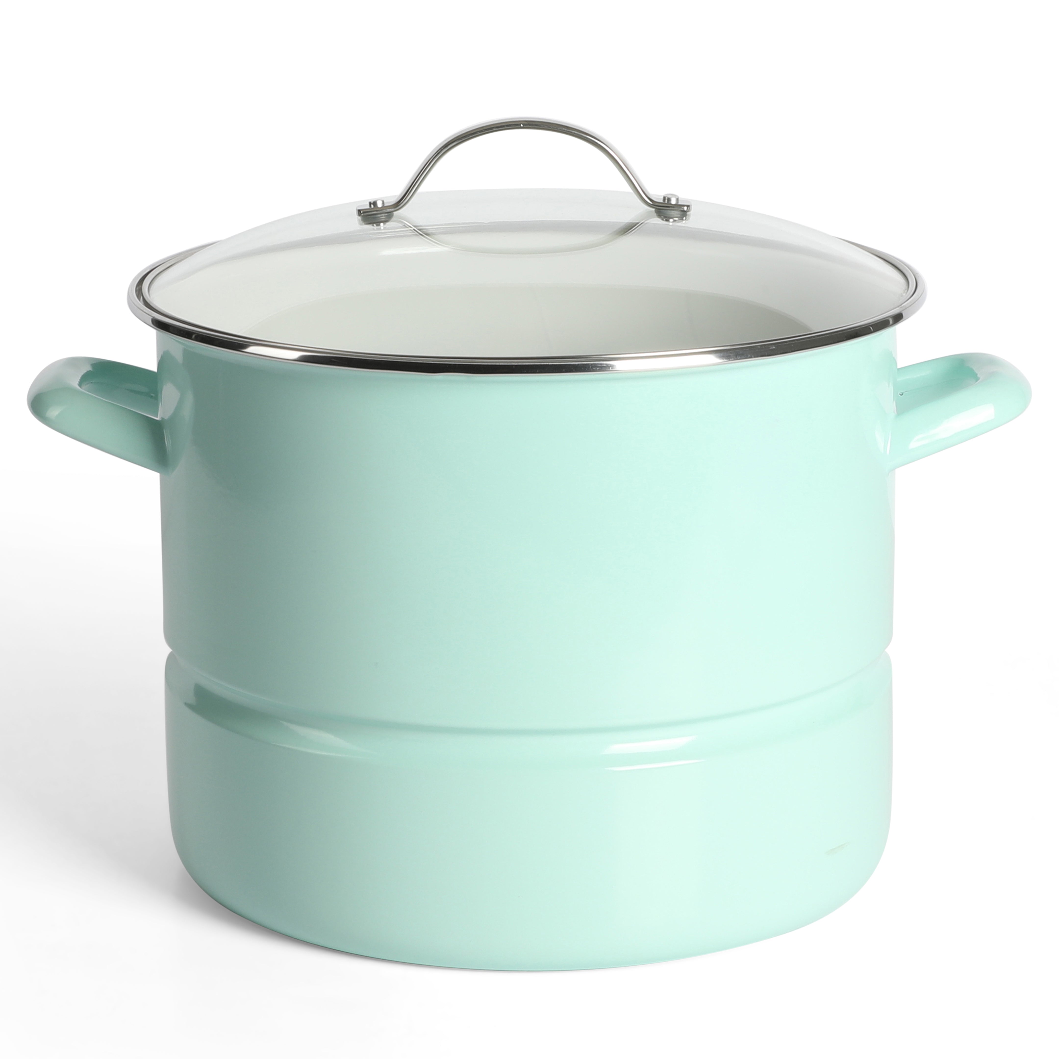 Martha Stewart Castelle 8 qt Stainless Steel Stock Pot with Lid