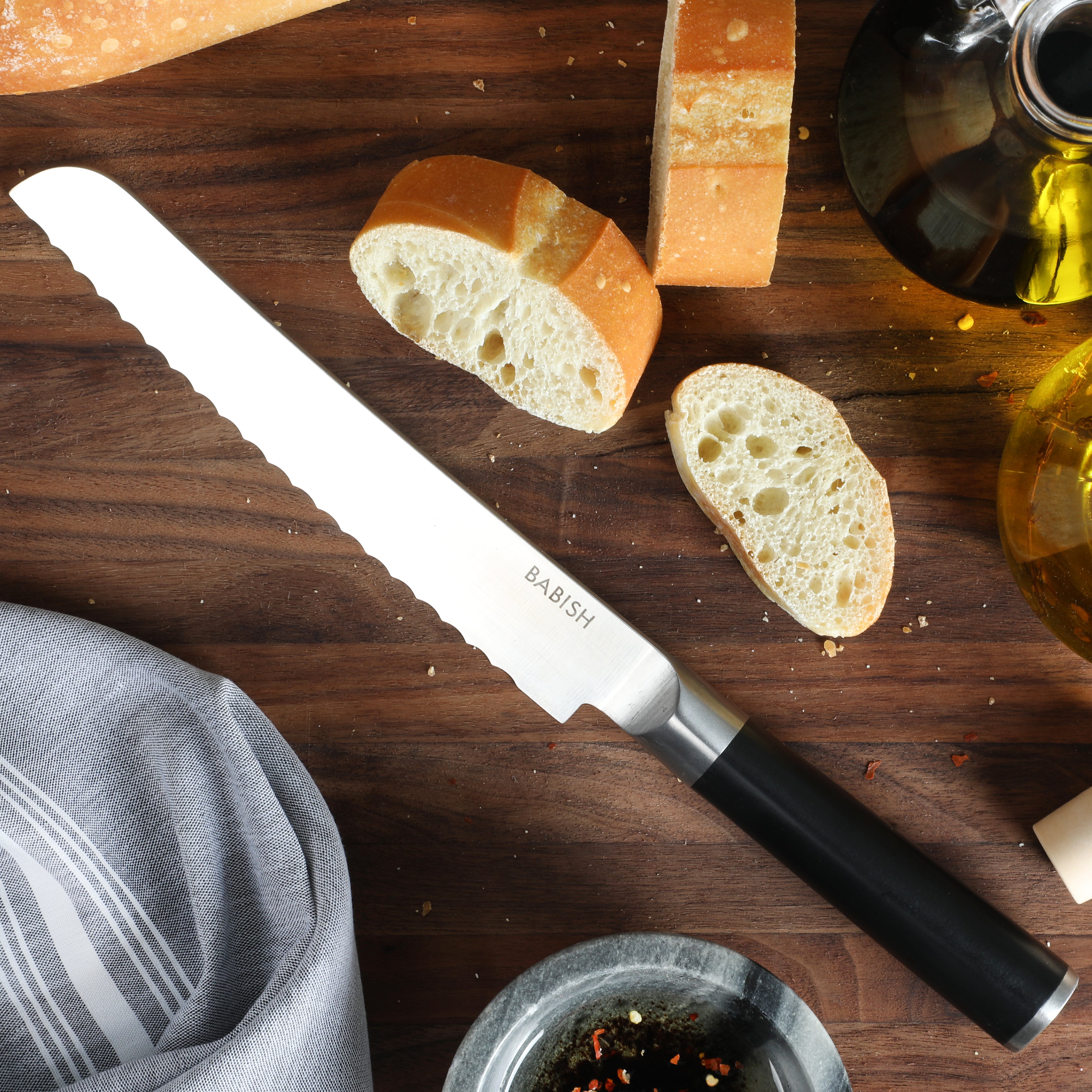 Babish 6.5 Stainless Steel Santoku Knife with ABS Handle Delivery -  DoorDash