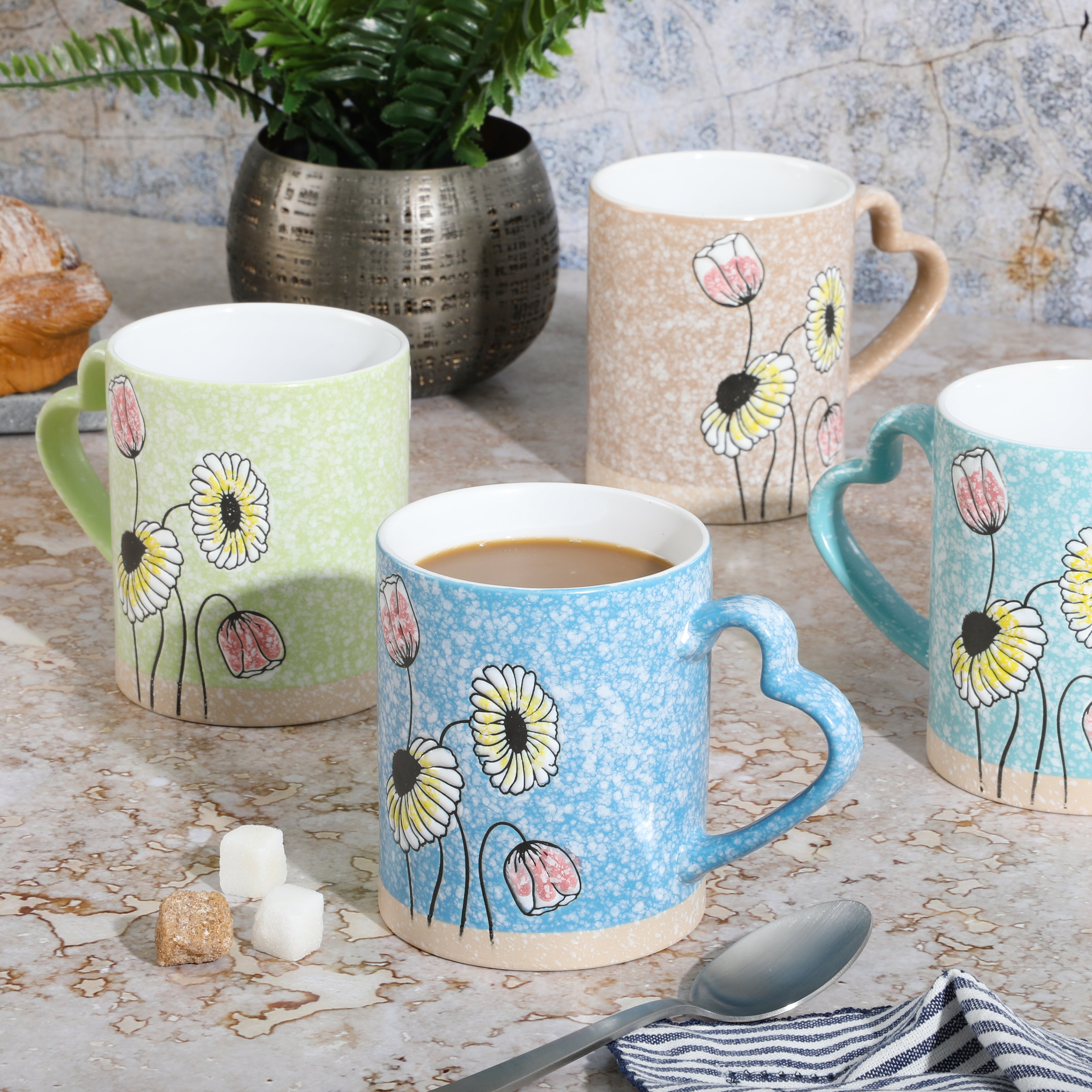 GBHOME 12OZ Stackable Coffee Mugs, Ceramic Coffee Mugs with Texture  Patterns for Man,Woman,Dad,Mom, …See more GBHOME 12OZ Stackable Coffee  Mugs