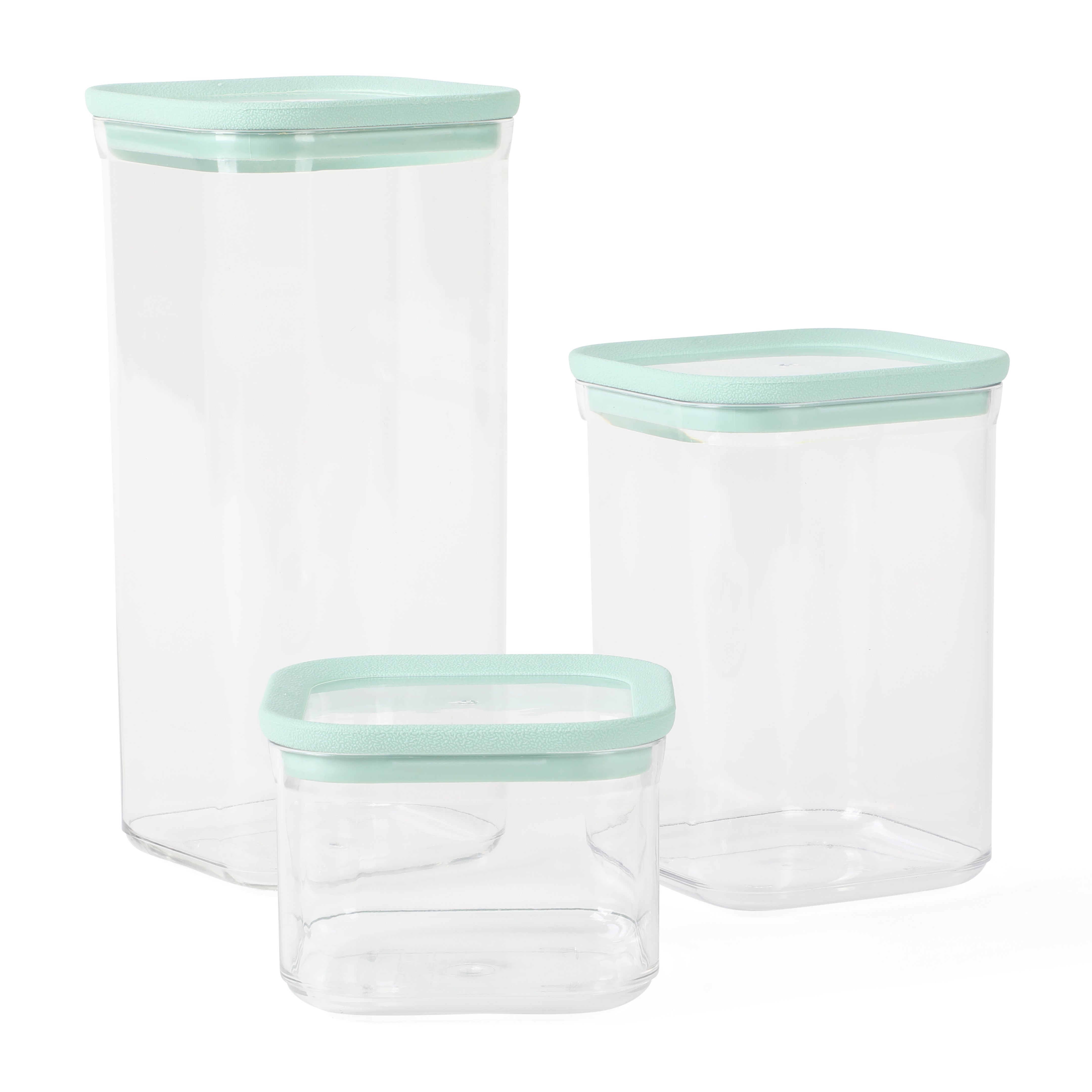 MARTHA STEWART Brentmore 6-Piece Assorted Glass Container Set in Grey with  Locking Lids 985119524M - The Home Depot