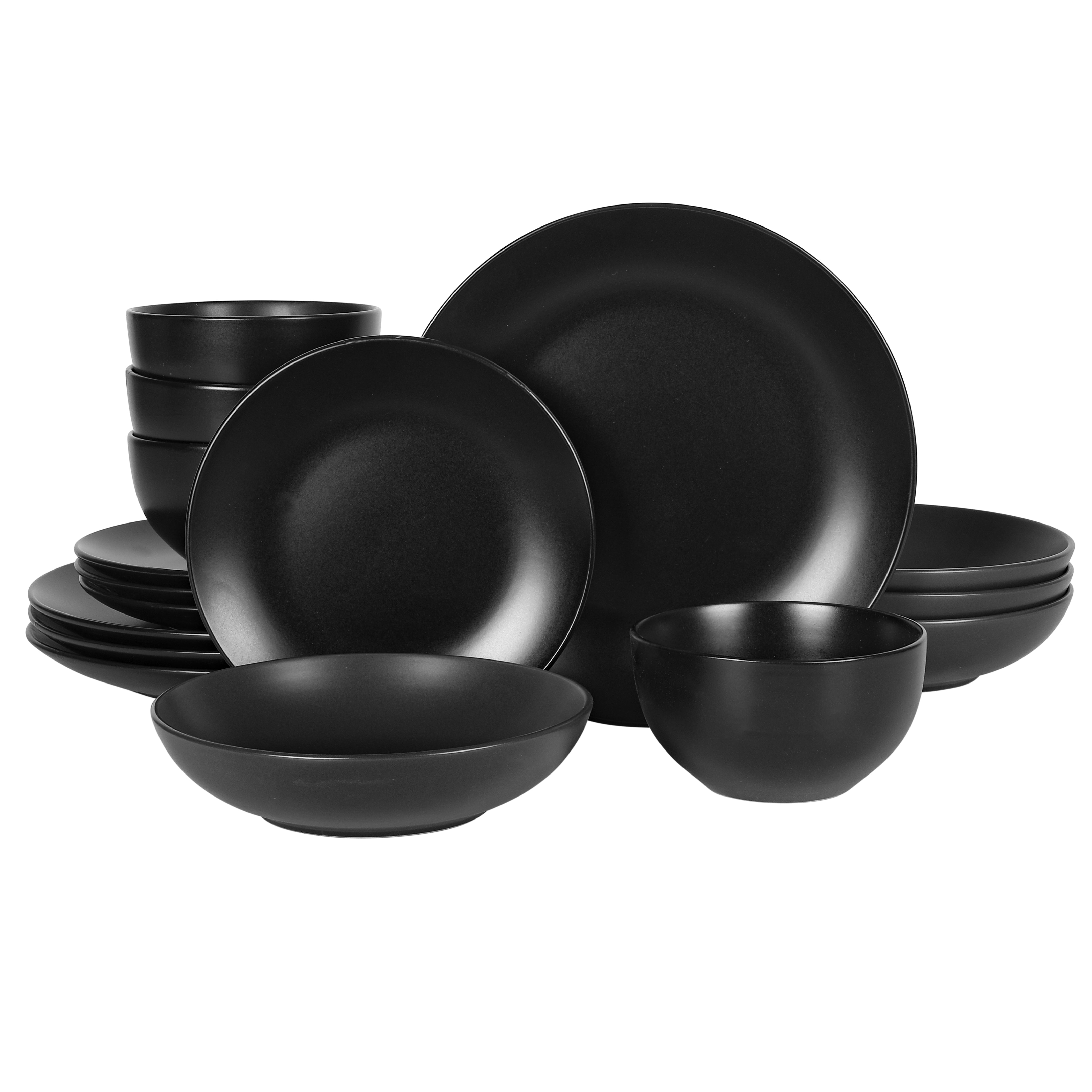 Gibson Home Ultra Round 6-Pack Opal Glass Break and Chip Resistant Din