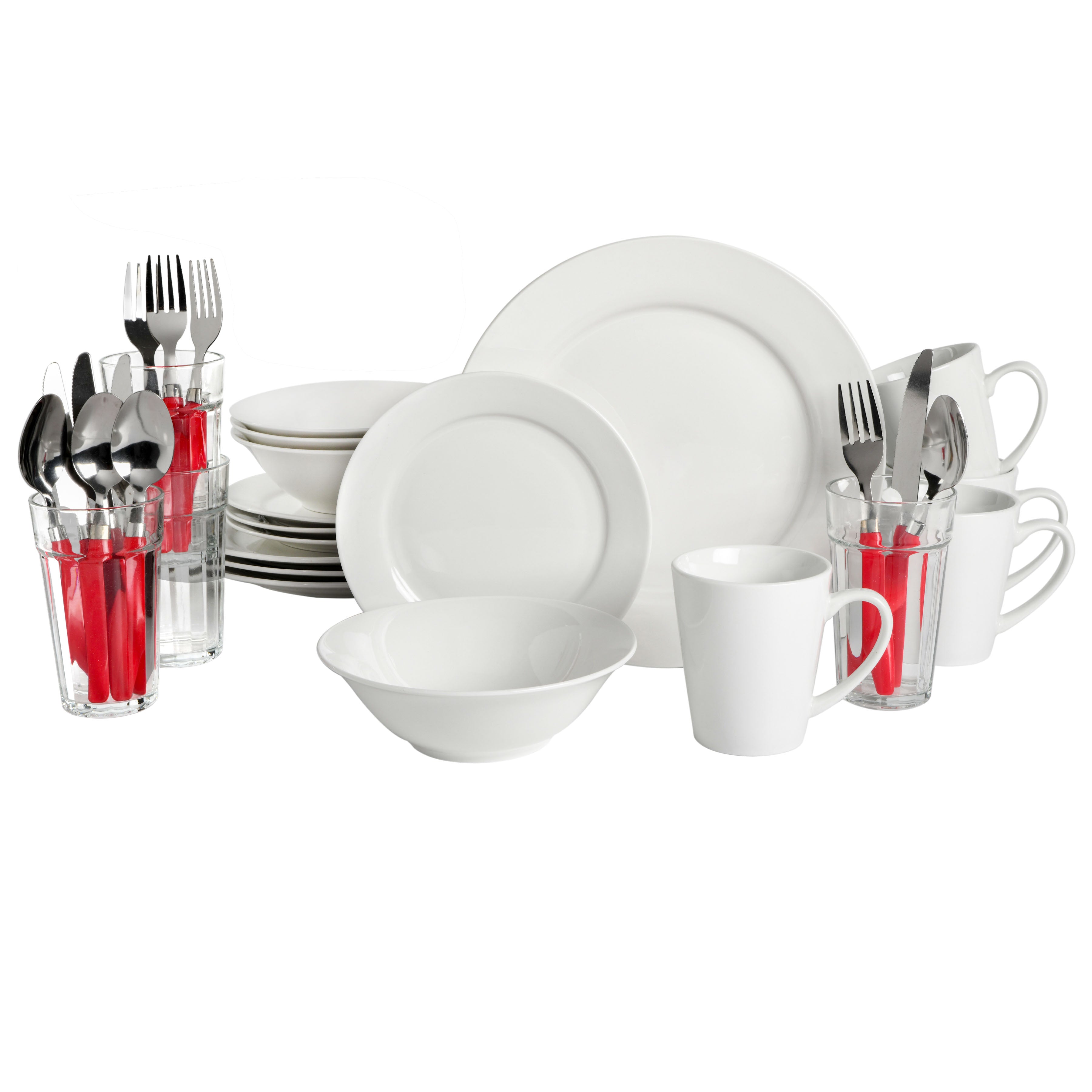 Gibson Home 95-Piece Complete Kitchen Starter Set (Assorted Colors)