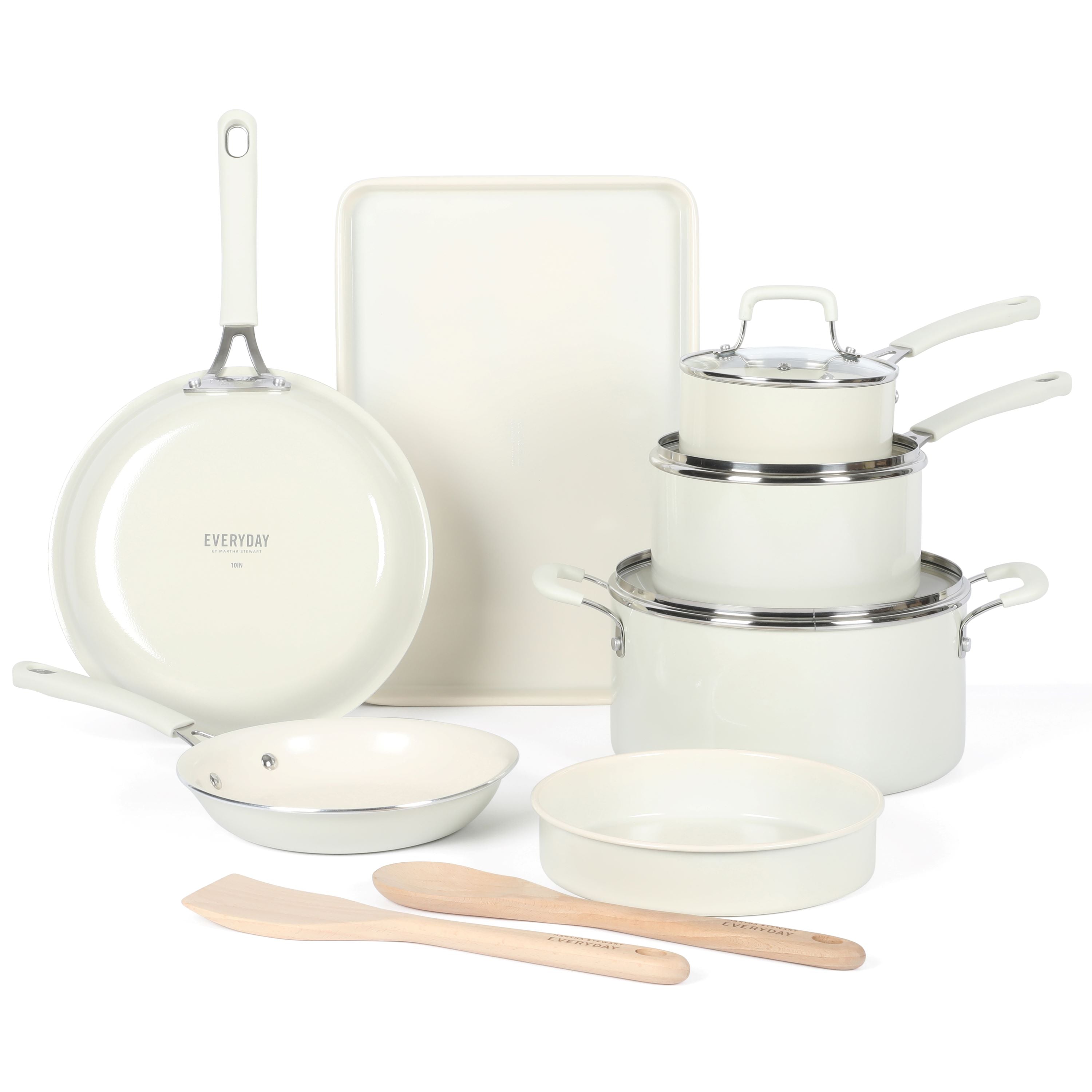 Martha Stewart Lockton Cookware Set with lid 10 Parts • Price »