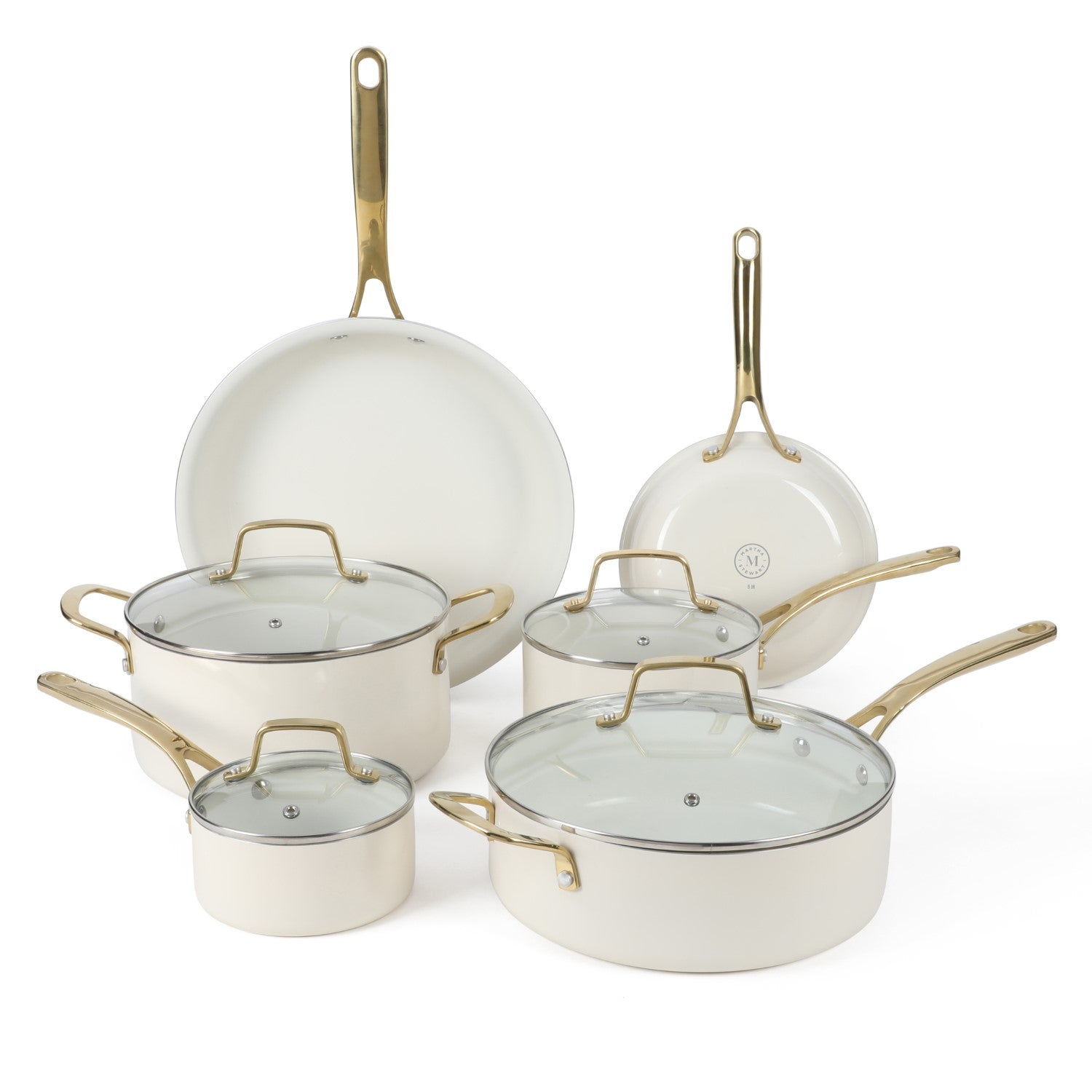 Bloomhouse 3-Piece Heavy Gauge Aluminum Everyday Cookware Set -  bloomhousecollection