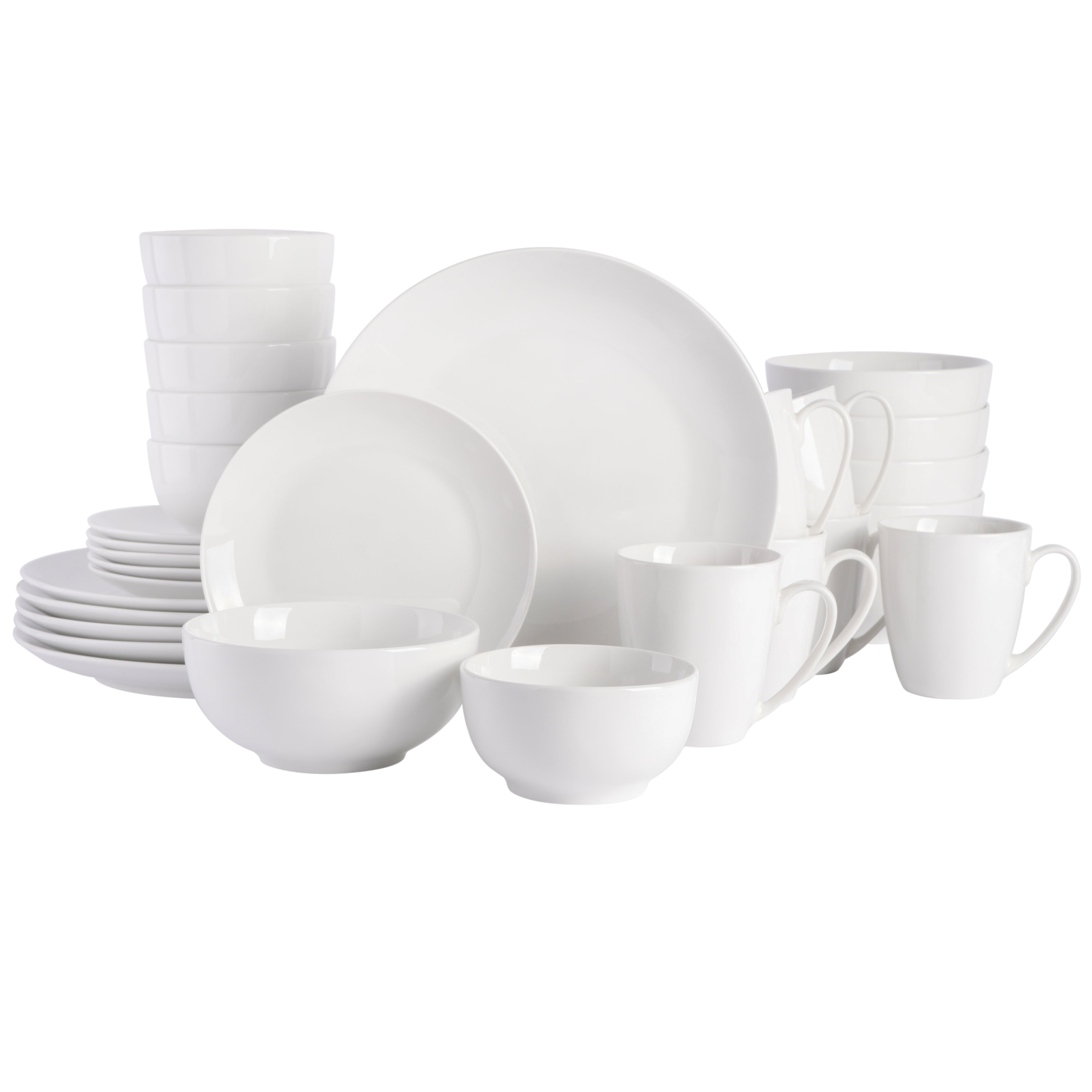 Gibson Home Zen Buffet 16-Piece Porcelain Dinnerware Set