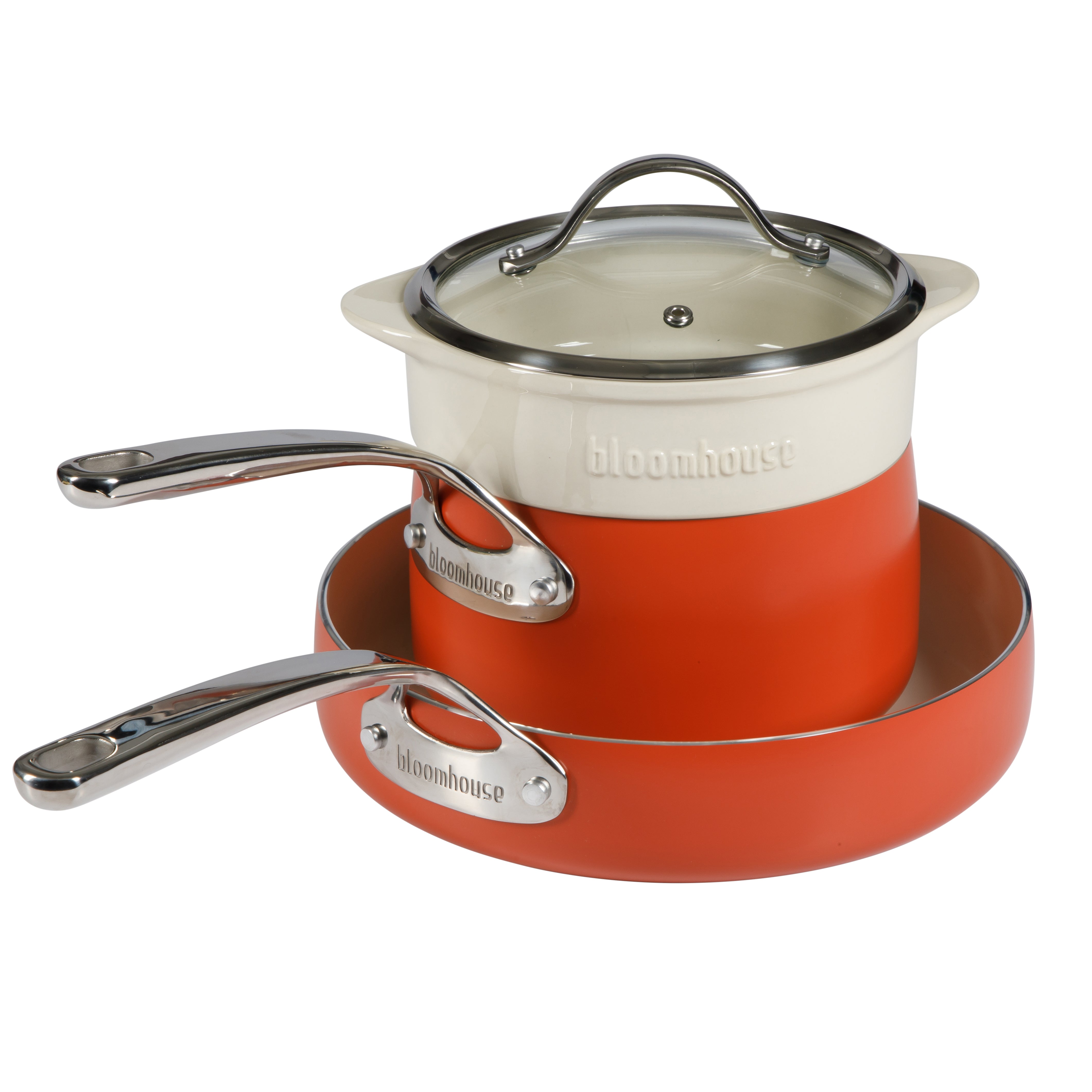 Bloomhouse 12-piece Heavy Gauge Aluminum Cookware Set - bloomhousecollection