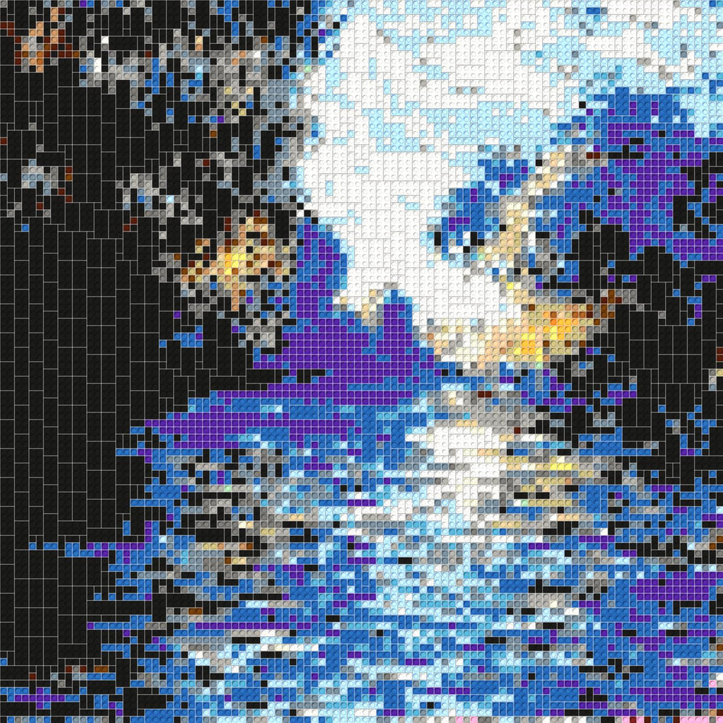 Starry Night Pixel Art – BRIK