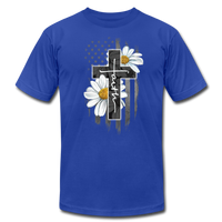Faith Unisex T-Shirt by Bella + Canvas (DTG) - royal blue