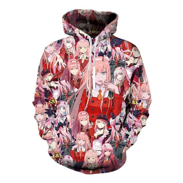 Zero Two Darling Full Print Hoodie